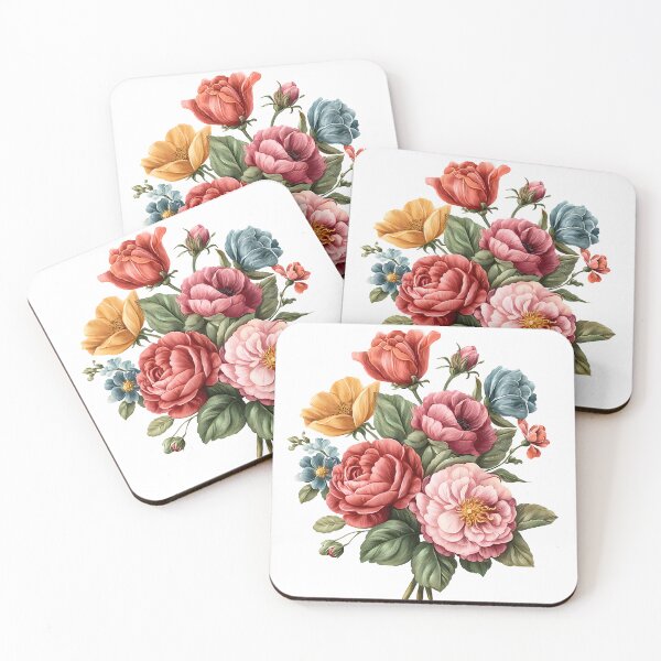 Artikelvorschau, Wunderschöner Blumenstrauß in Aquarell entworfen und verkauft von Asapusri.
