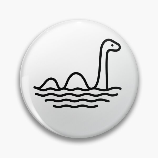 Item preview, Minimalist Loch Ness Monster Line Art designed and sold by Mystikos.