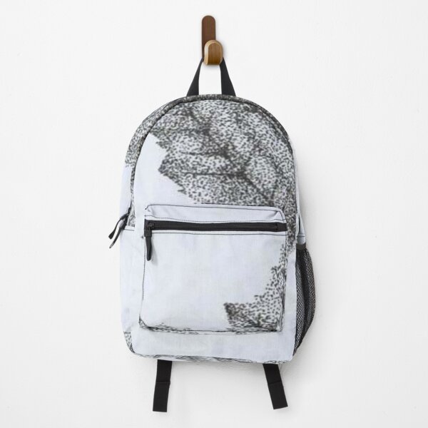 Item preview, handmade drawing of monoclor stipple mapple leaf designed and sold by NivyasArtistry.