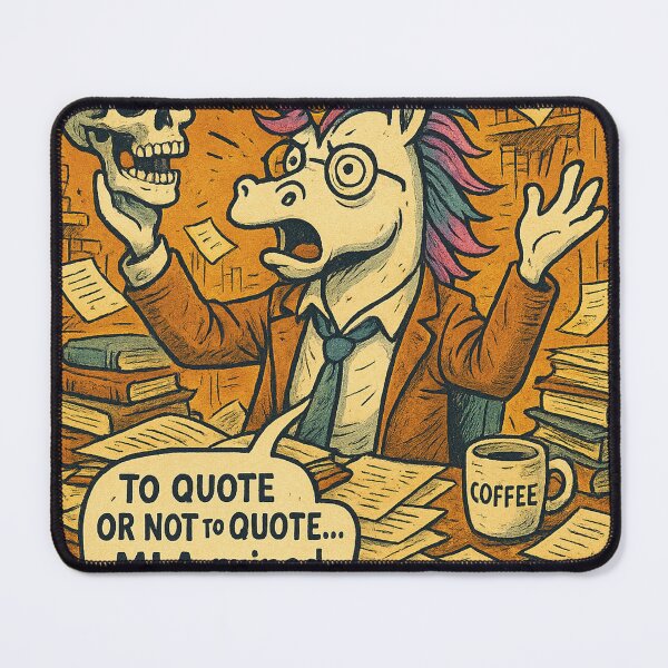 Item preview, Unicorn Academic Breakdown – MLA Ruined My Soul designed and sold by Asbiell.