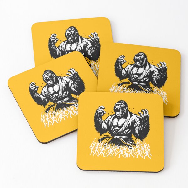 Item preview, Epic Showdown – 100 Men vs. 1 Gorilla – Viral Meme Battle Art designed and sold by OfficialBDC.