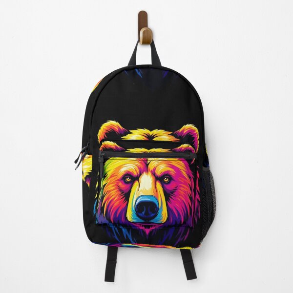 Item preview, Bear Rainbow Colorful Pop Art designed and sold by Grypis.