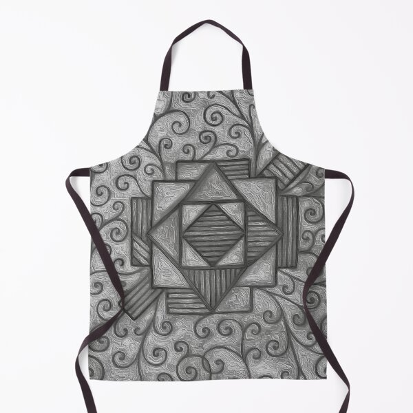 Item preview, Geometric vs Organic Etching B&W 2 designed and sold by BloomingbySJ.