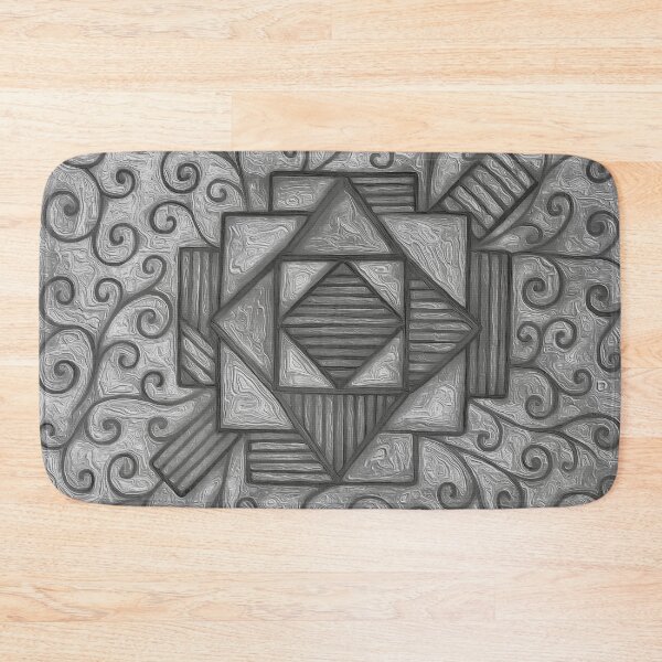 Item preview, Geometric vs Organic Etching B&W 2 designed and sold by BloomingbySJ.