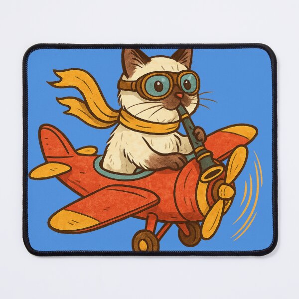 Item preview, Birman Cat Flying a Plane designed and sold by Brontox.