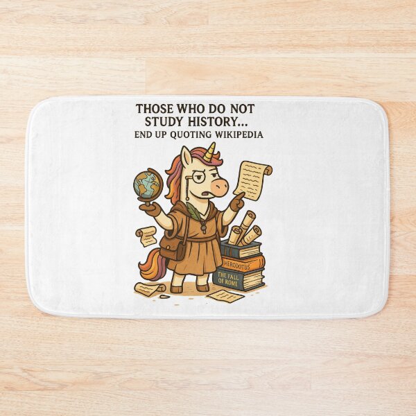 Item preview, Unicorn Historian – Don’t Just Quote W or Y ! designed and sold by Asbiell.
