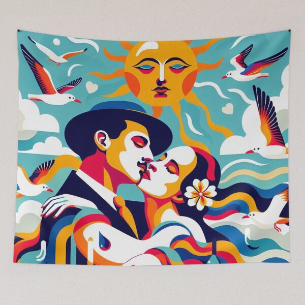 Item preview, LOVE: Kiss in the Sea – Romantic Ocean Moment designed and sold by Arte Cartoon From TagTeam Group.