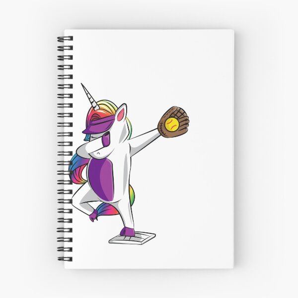 Item preview, Softball Dabbing Unicorn Girls Softball Dab Softball Gift All About That Base White designed and sold by Rhynowear.