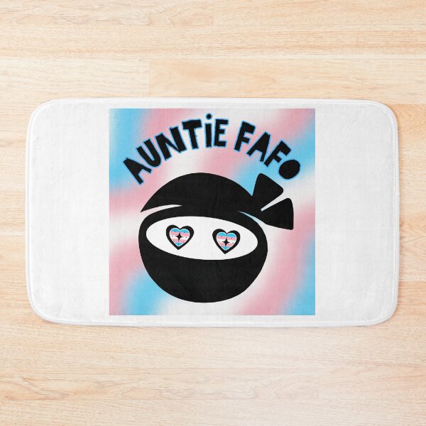 Item preview, Auntie FAFO Transgender Pride Ninja Design designed and sold by dickensign.