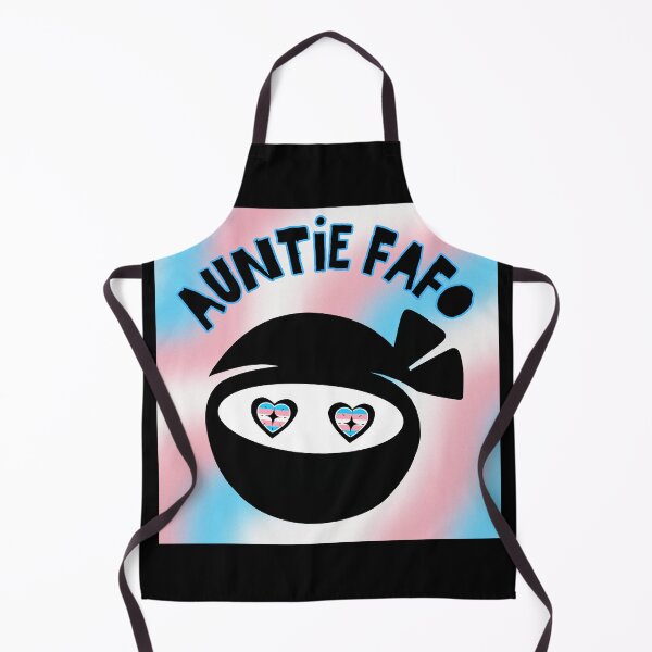 Item preview, Auntie FAFO Transgender Pride Ninja Design designed and sold by dickensign.