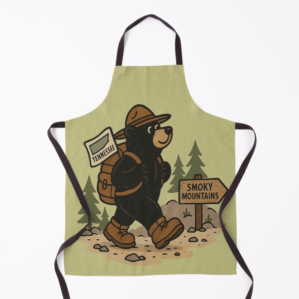 Item preview, Hiking Black Bear – Smoky Mountain Adventure designed and sold by Globalcitytees.