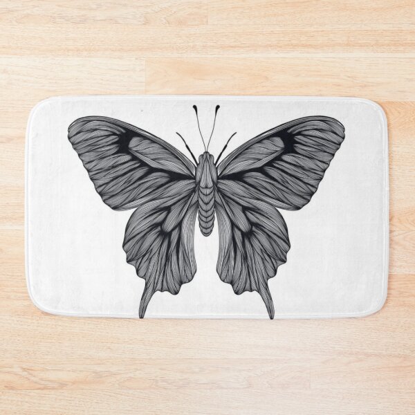 Item preview, hand drawn of butterfly illustrative drawing designed and sold by NivyasArtistry.