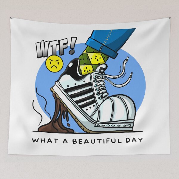 Item preview, What a Beautiful Day – Unexpected Step Cartoon designed and sold by Arte Cartoon From TagTeam Group.