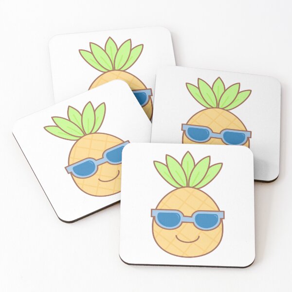 Item preview, Summer Cute Pineapple Wearing Sunglasses designed and sold by nuchz.