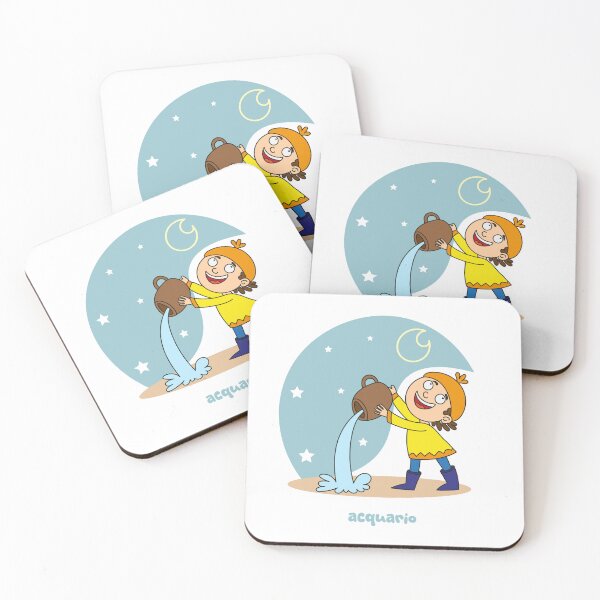 Item preview, Acquarius: Cartoon Zodiac Signs – Fun Astrology Characters Set designed and sold by Arte Cartoon From TagTeam Group.
