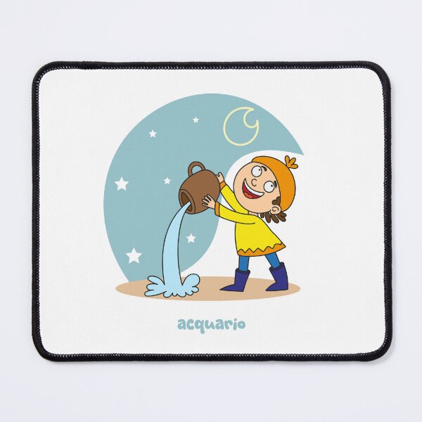 Item preview, Acquarius: Cartoon Zodiac Signs – Fun Astrology Characters Set designed and sold by Arte Cartoon From TagTeam Group.