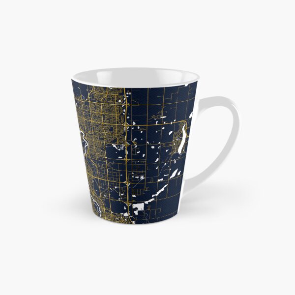 Item preview, Calgary City Map of Canada - Gold Art Deco designed and sold by deMAP.
