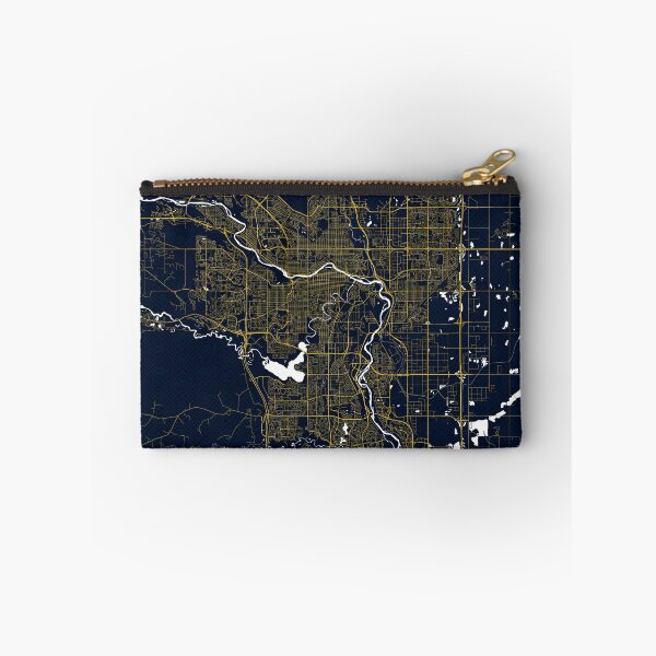 Item preview, Calgary City Map of Canada - Gold Art Deco designed and sold by deMAP.