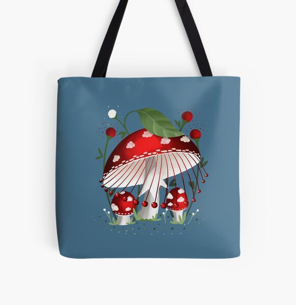 Fly agaric Allover-Print Tote Bag