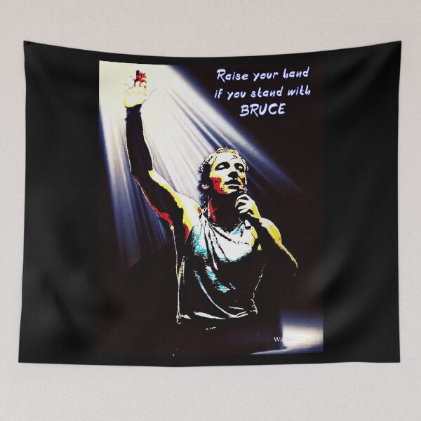 Item preview, Raise Your Hand If You Stand With Bruce. Fanart WallsOfFame designed and sold by WallsOfFameAust.