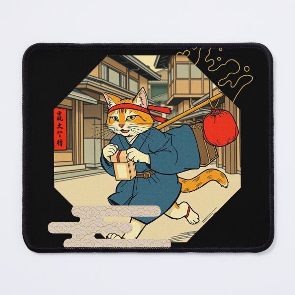 Item preview, Edo Courier Cat - Swift as the Wind designed and sold by Shivanyan.