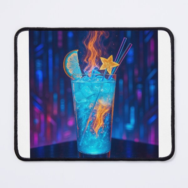 Item preview, "Inferno Ice: Cosmic Blue Blaze" designed and sold by JustKnK.