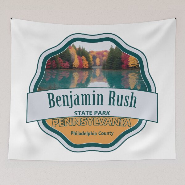 Item preview, Benjamin Rush State Park, Philadelphia County, Pennsylvania designed and sold by Wanderful-roads.