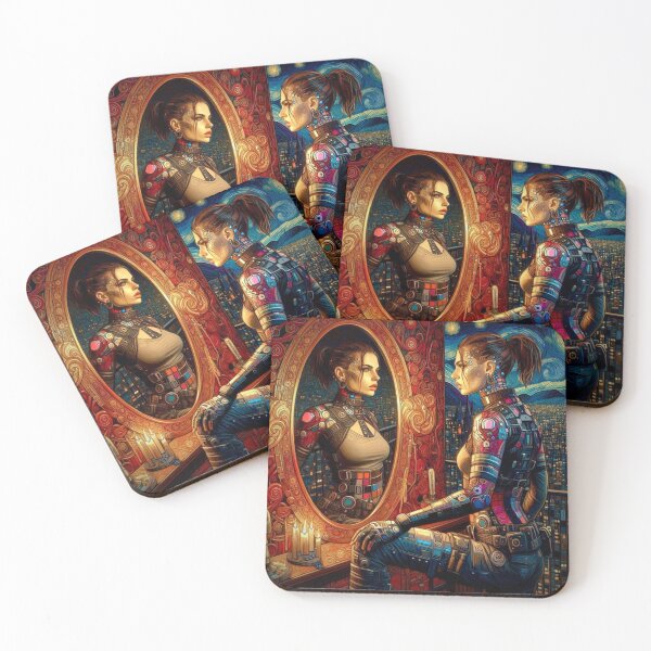 Item preview, Cyborg Reflection in Starry Night designed and sold by Ghost Archer Illusions.
