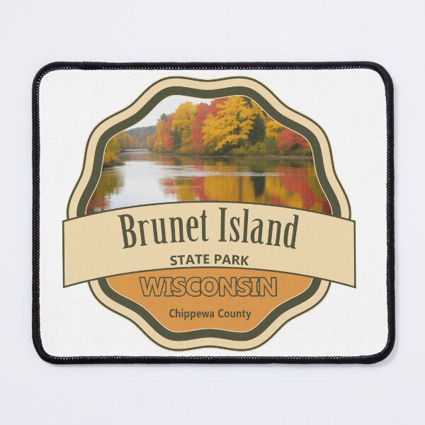 Item preview, Brunet Island State Park, Chippewa County, Wisconsin designed and sold by Wanderful-roads.