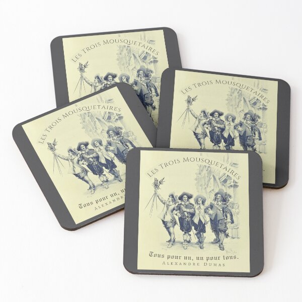 Item preview, Alexandre Dumas quote: Tous pour un, un pour tous. designed and sold by artbleed.