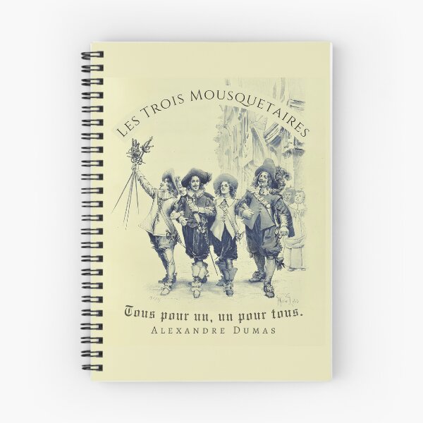 Item preview, Alexandre Dumas quote: Tous pour un, un pour tous. designed and sold by artbleed.