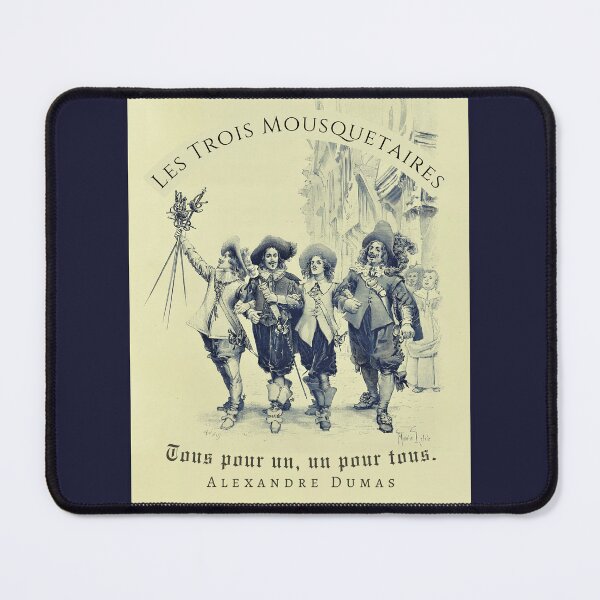 Item preview, Alexandre Dumas quote: Tous pour un, un pour tous. designed and sold by artbleed.