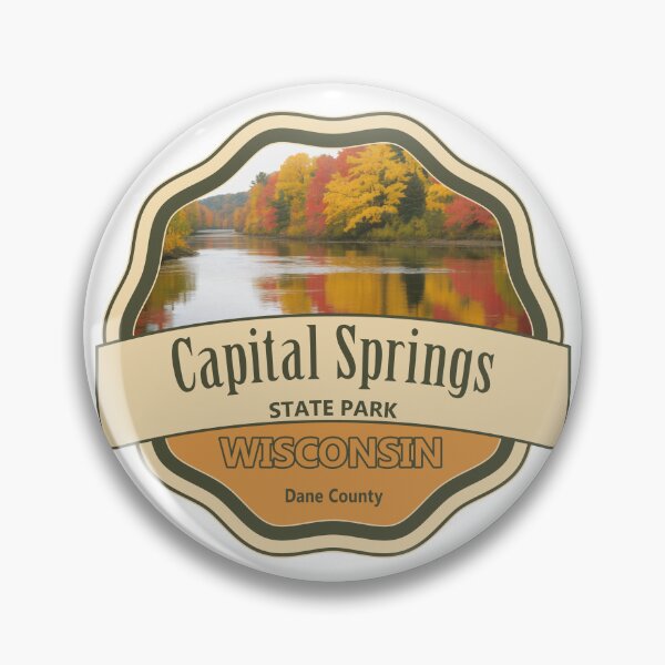 Item preview, Capital Springs State Recreation Area, Dane County, Wisconsin designed and sold by Wanderful-roads.