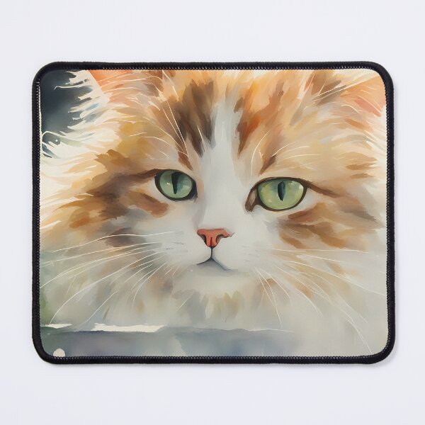Item preview, Unimpressed Fluffy Cat designed and sold by CalmnessbyChoice.