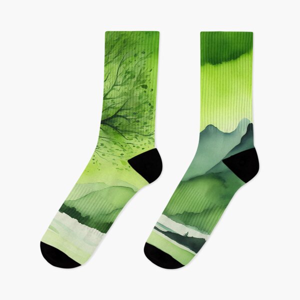Item preview, Rich Green Nature Silhouette designed and sold by CalmnessbyChoice.