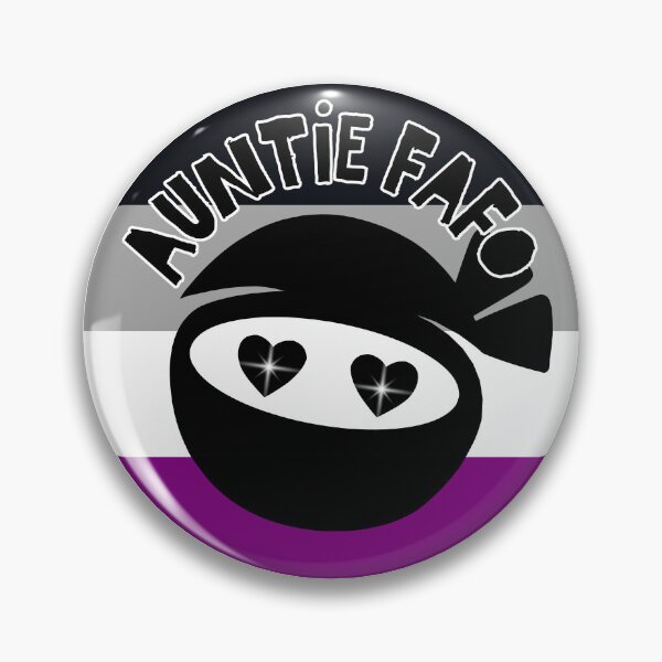 Item preview, Auntie FAFO Asexual Pride Ninja Design designed and sold by dickensign.