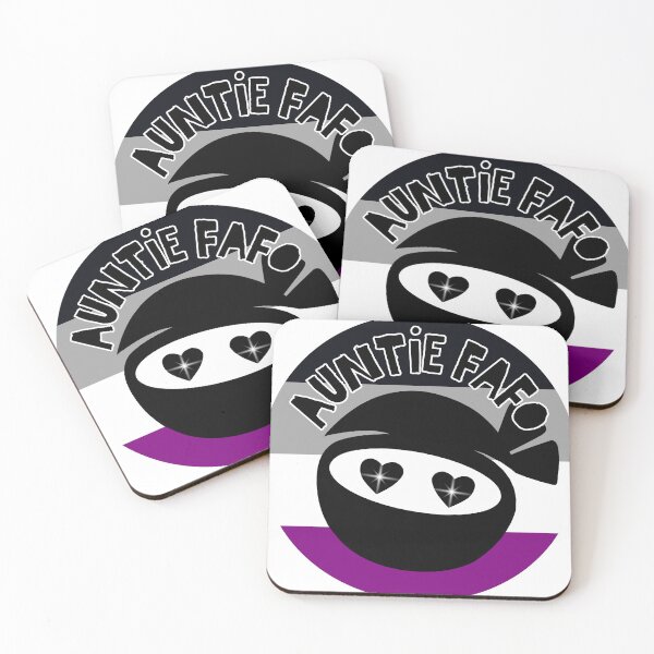 Item preview, Auntie FAFO Asexual Pride Ninja Design designed and sold by dickensign.