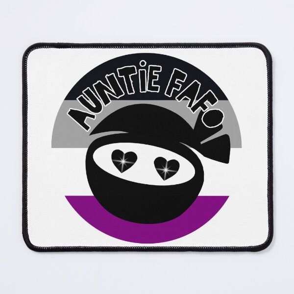 Item preview, Auntie FAFO Asexual Pride Ninja Design designed and sold by dickensign.