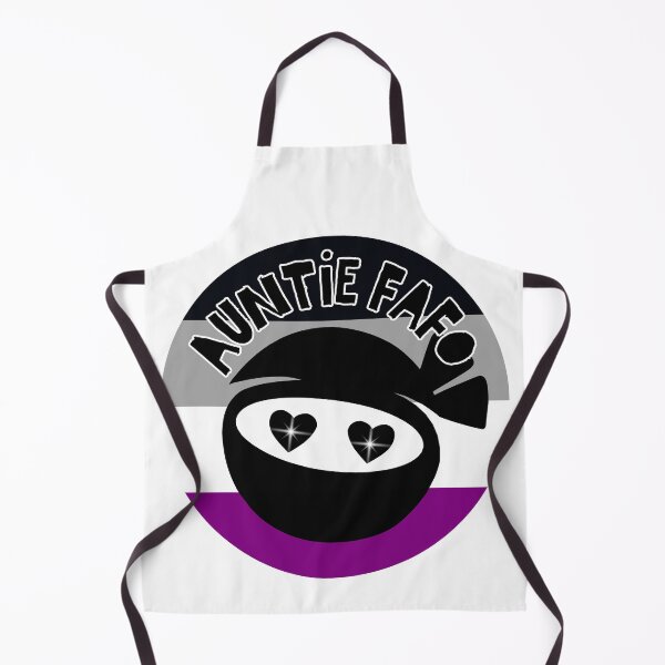 Item preview, Auntie FAFO Asexual Pride Ninja Design designed and sold by dickensign.