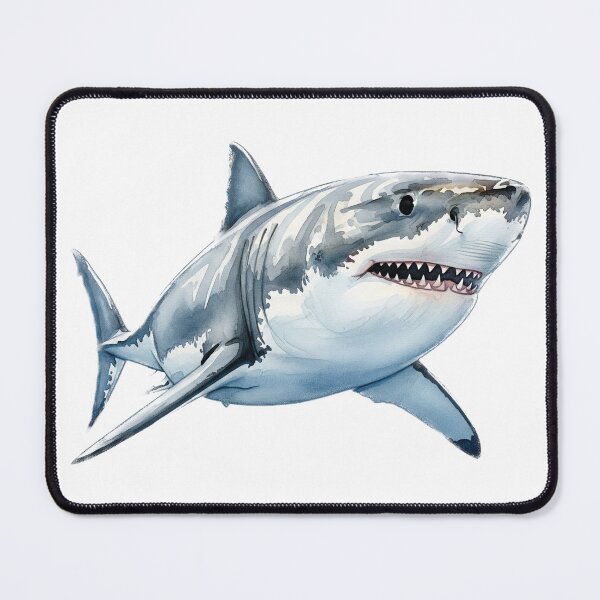 Item preview, Great White Shark designed and sold by 4rtistcDrift.