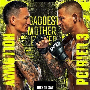 Artwork thumbnail, UFC 318 OFFICIAL: Max Holloway vs Dustin Poirier 3 by Combat Design