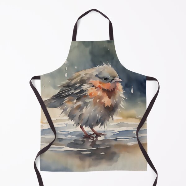 Item preview, Fluffy Bird Bathing designed and sold by CalmnessbyChoice.