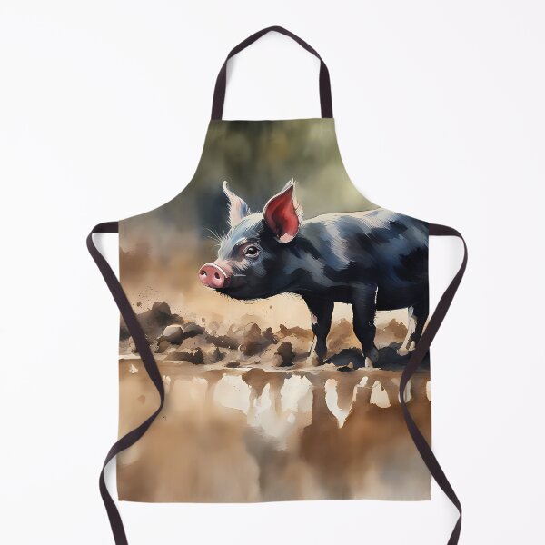 Item preview, Black Piglet by Mud Puddle designed and sold by CalmnessbyChoice.
