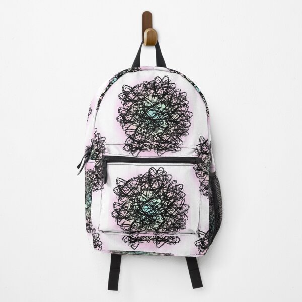 Item preview, Chaotic Scribble Abstract Art | Pastel Aesthetic Modern Design designed and sold by Kabootri.