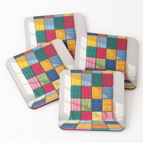Item preview, a hyperrealistic cartoon patchwork carpet designed and sold by ArtQueen777.