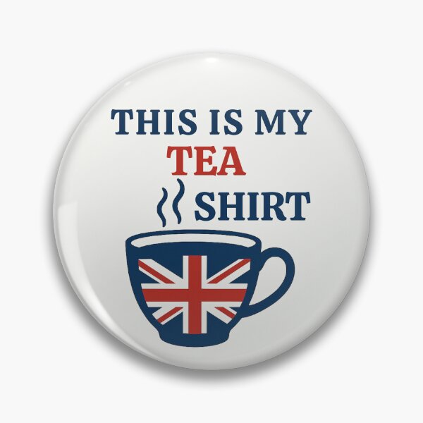 Item preview, This Is My Tea Shirt Funny British Tea Lover designed and sold by Anniko Art Studio.