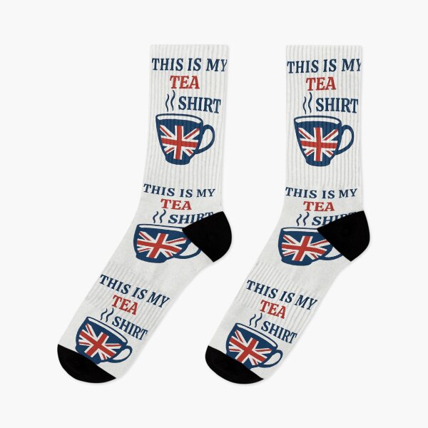 Item preview, This Is My Tea Shirt Funny British Tea Lover designed and sold by Anniko Art Studio.
