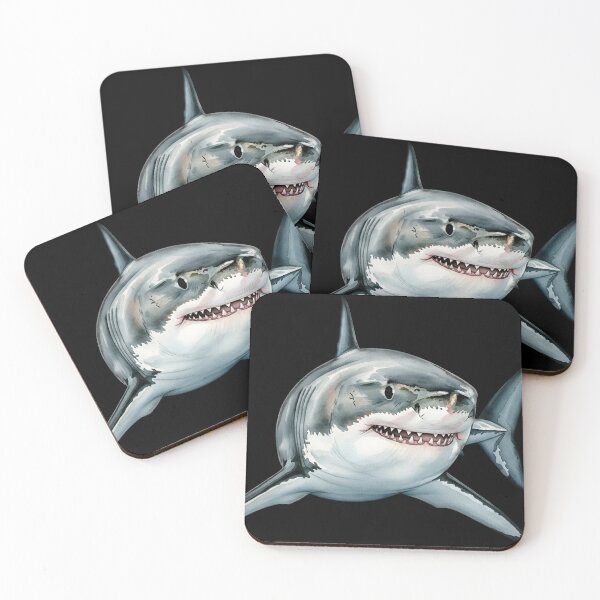 Item preview, WHITE SHARK-Carcharodon carcharias designed and sold by 4rtistcDrift.