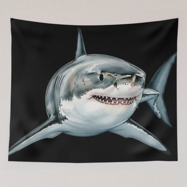 Item preview, WHITE SHARK-Carcharodon carcharias designed and sold by 4rtistcDrift.