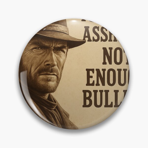 Item preview, "Western quote" – For real gunslingers designed and sold by Bernd Friese.